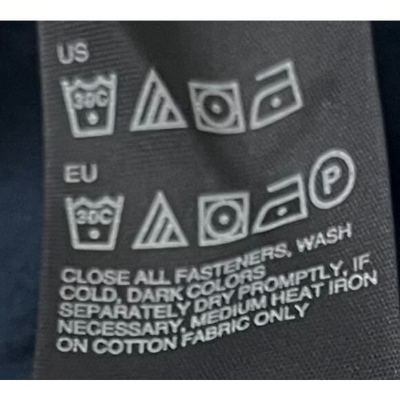 TOMMY HILFIGER SPORT JACKET, MENS, L (42-44), LIGHT BLUE & NAVY BLUE TRIM, LAPEL - Picture 11 of 11